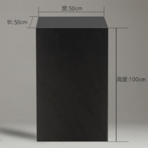 모던 사각 블랙 백화점 진열대 가방진열대 행사 매대 신발진열대, 단일사이즈, 블랙 플랫폼 50x50x100