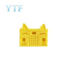 마이크로 비트 실리콘 슬리브 마이크로 비트 보드 보드 보호 쉘 하우징 마이크로 비트, 03 A yellow