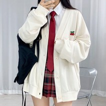 [빠른출고/자수포인트] 큐티 체리 가디건