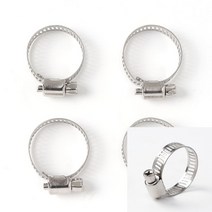 유디씨티 호스 조임 밴드 4P세트 32MM 수도밴드 고압호스연결 파이프밴드