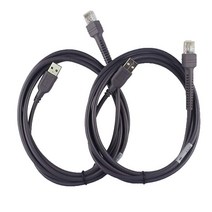 모토로라 심볼 LS2208 LS4208 DS6708 바코드 스캐너 USB 타입 A CBA-U01-S07ZAR 용 2팩 USB 케이블