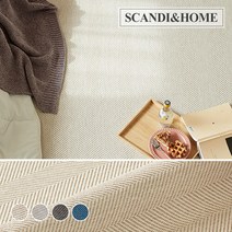 먼지없는 헤링본 사이잘룩 러그 워셔블 카페트 50x100 4colors