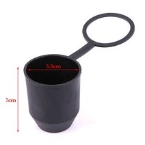 자동차 견인고리 견인볼유니버설 50mm 자동 견인 바 볼 커버 액세서리 내구성 블랙 캡 히치 캐러밴 트레일, 01 As pic