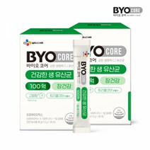 CJ 바이오코어 건강한 생유산균(100억) 30포 × 2박스/2개월, 단품, 단품
