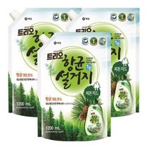 트리오 피톤치드 항균설거지 주방세제 1.2L X 3개