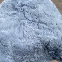 아이돌 무속성솜인형 DIY 헤어 원단 토끼털, 푸른