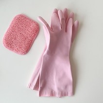 스테이828 핑크 친환경 천연 설거지 고무 장갑