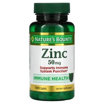 Nature's Bounty Zinc 50 mg 100 Caplets