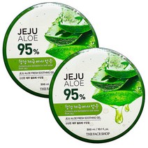 더페이스샵 신선한 제주 알로에 수딩젤 300ml (용기형) x 2개, 상세페이지 참조