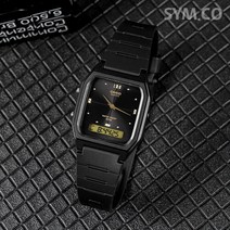 카시오 남성 아나디지 스탠다드 시계 AW-48HE-1A