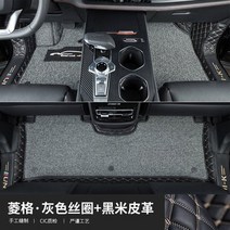 차량 페달 도어 씰 바Changan UNI-K 2021 자동차 바닥 매트 카펫 인테리어 액세서리 양탄자 커버 제품 부품, 07 black beig