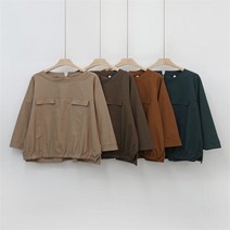 주식회사 브이와이 VY 여자 FW 롱슬리브 자수 허리밴드 블라우스 (8923855)