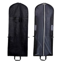 옷 먼지 커버 정장 코트 드레스 보관 가방 의류 더스트백 수트케이스 21, 검은색, 180x55cm