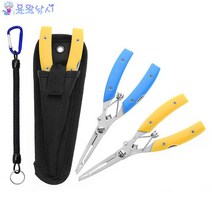 [용왕낚시]낚시용 플라이어 색상 랜덤 펜치 니퍼 낚시포셉 나이프 가위 바늘빼기 피싱그립 물고기집게 낚시뻰찌 라인커터