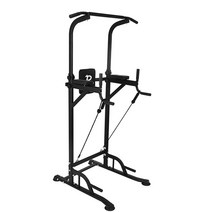 로우락 치닝디핑 풀업바 가정용 철봉 턱걸이 운동기구 RD-230, 블랙