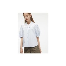 ZOOC 탈착 카라 퍼프소매 셔츠 블라우스 LB_Z222MSC026 Z222MSC026 302804