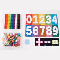 예비초1 수학교구 연결큐브+플레이콘 방문교육 코딩공부방 어린이집장난감 유아학습 홈스쿨링