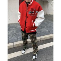 공용 후드 오버핏 항공 ma1 레이어드 미군점퍼 봄 가을 야구 자켓 남성 자수 편지 Streetwear 패션 빈티지 윈드 브레이커 커플
