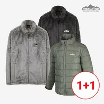 스노우라인 1+1 패딩 플리스 세트상품