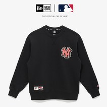 뉴에라 AP 13338692 MLB 쿠퍼스타운 빅 부클레 뉴욕 양키스 맨투맨 블랙, 없음