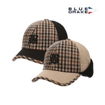 블루드레이크 남성 방한 귀마개 모자 DLC0FWMCA01, Free, 블랙