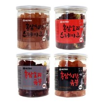 면역력개선 노령견 홍삼 특별식 종합간식 프렌치불독 강아지영양, 1개, 홍삼치킨 큐블