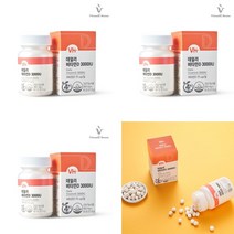 비타민하우스 온가족 데일리 비타민D 3000IU 360mg 60정 3개