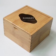 대나무 휴지함 나무 원목 휴지통 냅킨통 냅킨함, 대나무휴지함, 1개