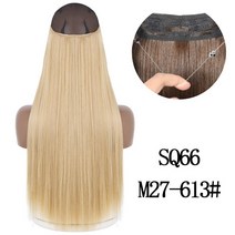 엄마 할머니 10대 20대 30대 붙임머리 부분가발 웨이브 긴머리 단발 포니테일 숏컷 16 22 인치 합성 스트, 01 16inches (40cm), 26 SQ66-M27-613