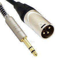 케이블마트 MACK HA26 ST5.5(6.3) TRS/숫 - 캐논 XLR (숫) 오디오 앰프 스피커 반주기 믹서 스피커 밸런스 케이블 음향 연결선, 3M, HA26 ST5.5-캐논