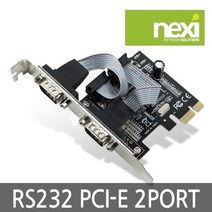 AYI528667컨트롤러 2포트 NX-RS232EX2P 시리얼 PCI-e BSC 카드, 1