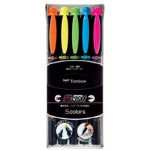 코트 COAT 형광펜 5색 양면 톰보 톰보우 3.8mm 0.8mm, 기본