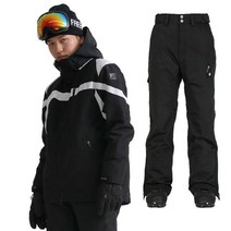 푸조 에스트로 티타늄 패딩 스키복 상하세트 스키/보드복 상하의 세트