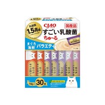 이나바 차오 스고이 유산균 츄르 (14gx30p) 참치+해산물 버라이어티 SC-382, 단품