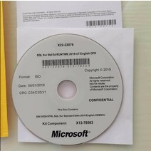 윈도우 서버 MS SQL Win server 2022 2019 2016 스탠다드 표준판 영문판 라이센스 동봉, win/server2016-스탠다드 에디션