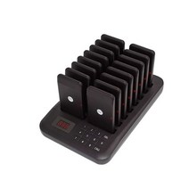 카페 식당 진동벨 무선 호출벨 업소 대기 순번기, 특별 제안 1-6(검정색)