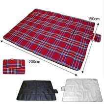 피크닉 물놀이 체크무늬 돗자리 매트 접이식 소풍