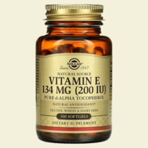 솔라 비타민E 천연 알파토코페롤 천연항상화제 134mg 100소프트겔, 1개