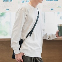 키작은남자 219 베이직 맨투맨 티셔츠
