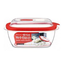 전자렌지밥용기 로이첸 전자렌지 용기 직사각 1450ML 반찬통 보관통-2802EA, 본상품선택