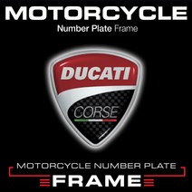 2020 두카티 바이크 번호판가드 MFMC02-2020 DUCATI 3LINE DESIGN MOTORCYCLE Number Plate Frame, D19