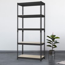 앵글선반 베란다 스피드랙 무볼트 DIY 설치 5단 700 x 500 x 1200, 화이트, 12mm 강화 MDF 보드