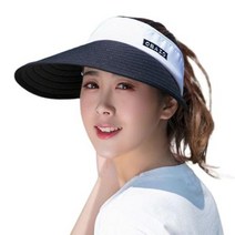 야외 조절식 통기성 자외선 차단 스포츠 바이저 비치 캡 햇빛 차단 모자 빈 모자, 없음