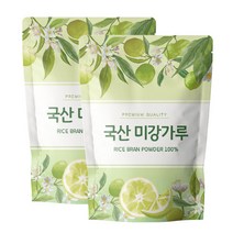 닥터릴리 미강 분말 가루 국산, 500g 2개, 2개