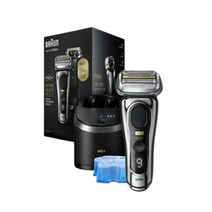 브라운 시리즈9 Pro Plus 9566cc 전기면도기 크롬 + 리필세정액 + NEW 세척 충전 스테이션, 크롬/리필세정액, 기본