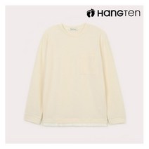 행텐 행텐 남성 와플 레이어드 포켓 티셔츠-BI9R073120305