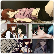 YN 슈타인즈게이트 장패드 마우스패드 모음 게이밍 캐릭터 애니 굿즈 주문제작 소품 장식 슈타인즈제로 린타로 마키세, 사이즈 900x400mm 두께 4mm, 옵션S35 슈타인즈게이트 마우스패드 모음