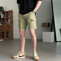 스톤 바이오워싱 카고 쇼츠