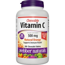 캐나다 비타민 C 보충제 베스트 셀러 Top, 7.웨버네추럴스 비타민C 500mg 300정