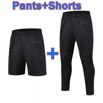 키즈 어른 골키퍼 축구 바지 남성 여성 반바지 스폰지 보호 훈련 GK